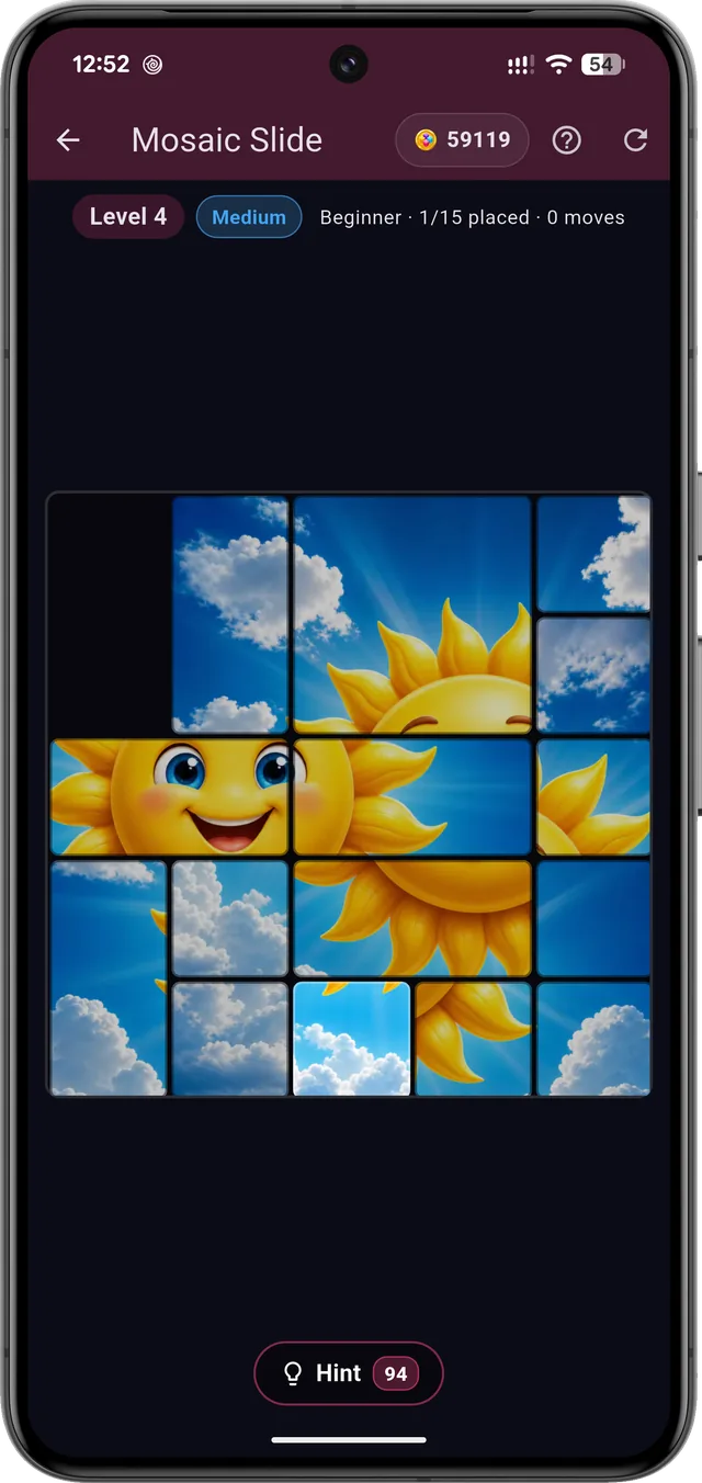 Mosaic Slide screenshot